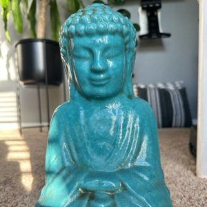 Teal Buddha Statue